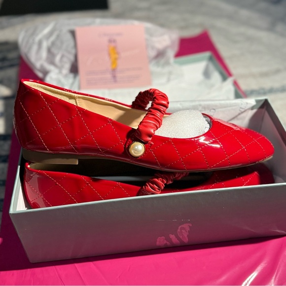 Chic Red Quilted Flats by C. paravona - Picture 8 of 16